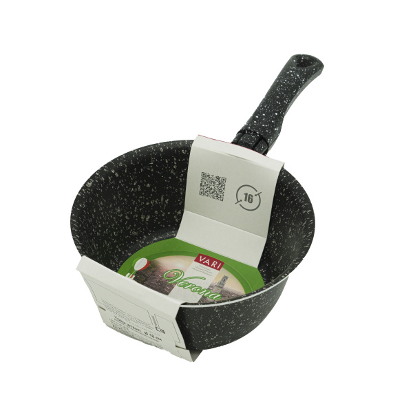 Ковш штампованный конусной формы черный 16м