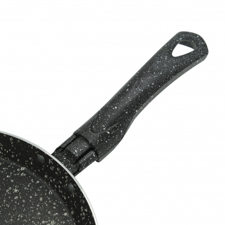 Сковорода штампованная блинная черная 22см