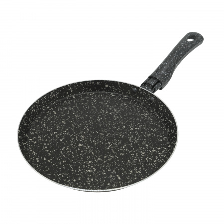 Сковорода штампованная блинная черная 22см