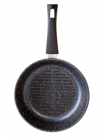Сковорода-гриль VARI "PIETRA" черный гранит, 26см