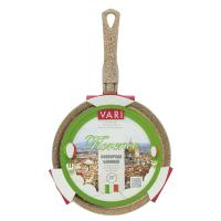 Сковорода штампованная блинная коричневая 22см