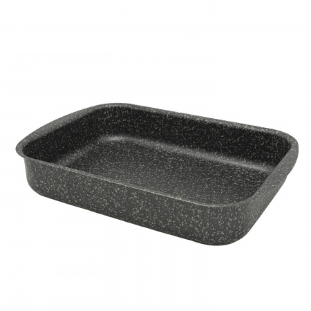 Противень штампованный серый гранит, 350*250мм