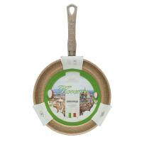 Сковорода высокая штампованная коричневая, 26см