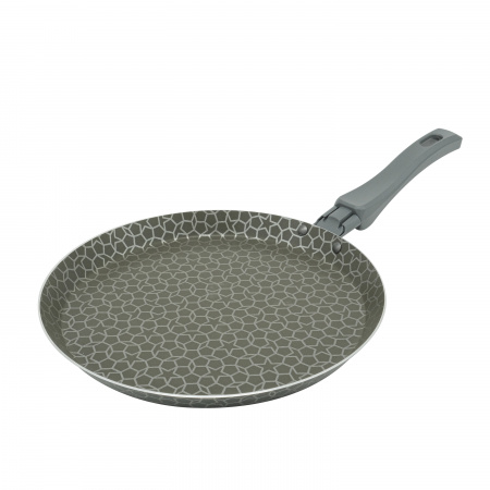 Сковорода штампованная блинная 22см серая