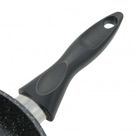 Сковорода блинная литая VARI Классическая каменная, черный камень, 22см.