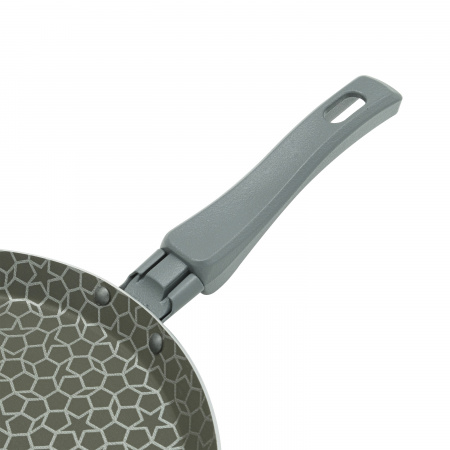 Сковорода штампованная блинная 22см серая