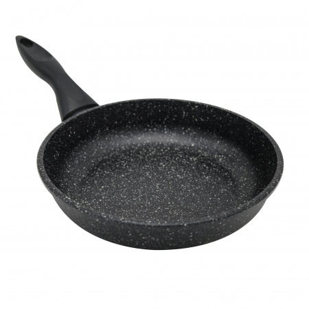 Сковорода блинная литая VARI Классическая каменная, черный камень, 22см.