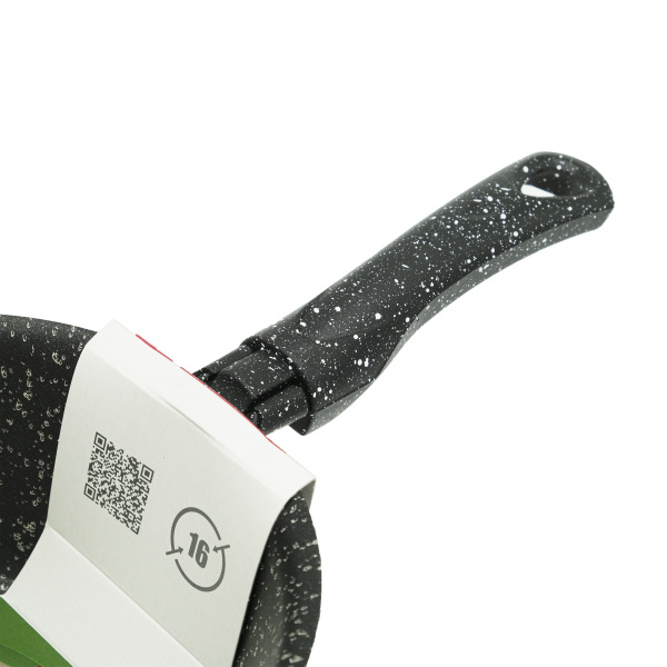 Ковш штампованный конусной формы черный 16м