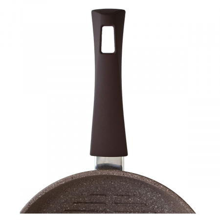 Сковорода-гриль VARI "PIETRA" теплый гранит, 26см