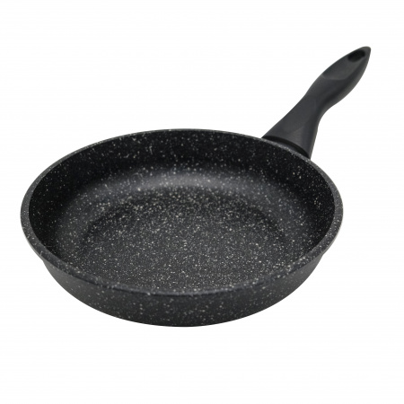 Сковорода блинная литая VARI Классическая каменная, черный камень, 22см.