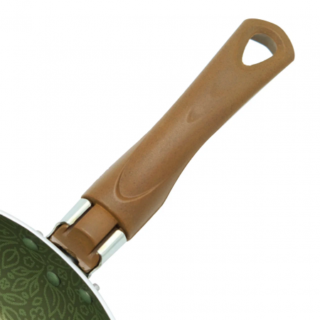 Сковорода штампованная Зеленая линия, 22 см, ZL23122