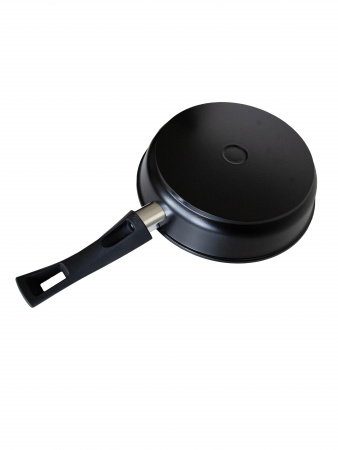 Сковорода литая "FRESCO CERAMICA" черная, D22см, с керамическим покрытием, толщина дна 6мм