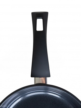Сковорода литая "FRESCO CERAMICA" черная, D22см, с керамическим покрытием, толщина дна 6мм
