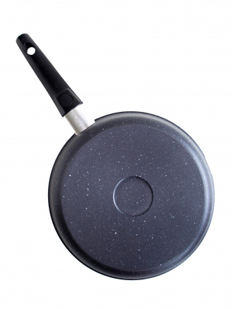 Сковорода литая VARI "PIETRA" черный гранит, 24см