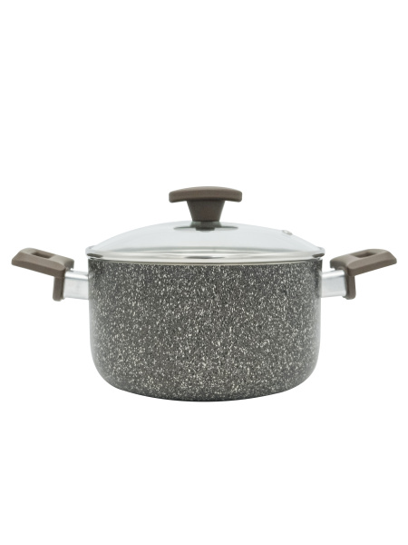 Кастрюля кованая индукционная Меркурий, 3л, с крышкой