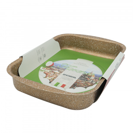 Противень штампованный коричневый 300*220мм