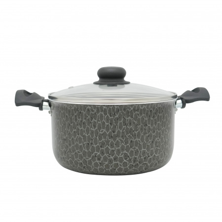 Кастрюля штампованная индукционная, 3л, с крышкой.