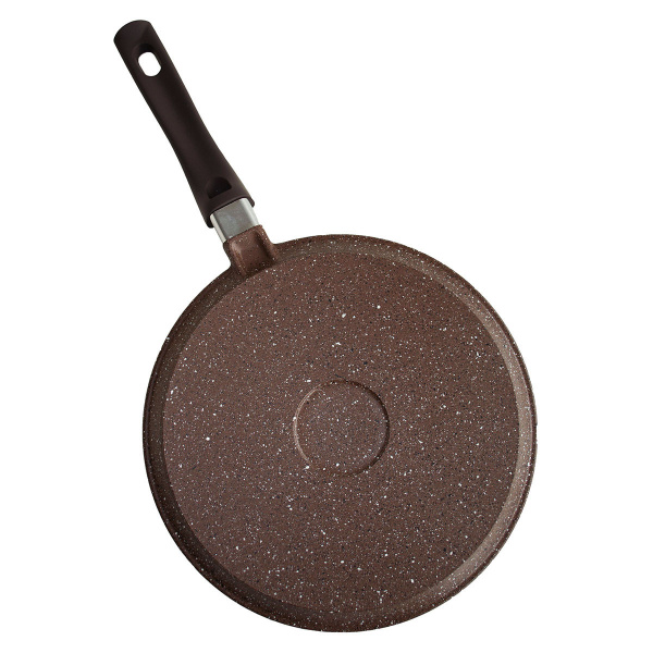 Сковорода блинная VARI "PIETRA" теплый гранит, 24см