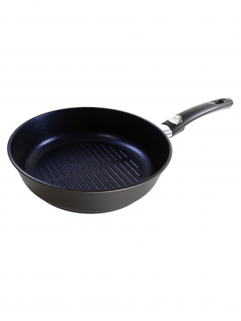 Сковорода-гриль TITANO D24см, со съемной ручкой