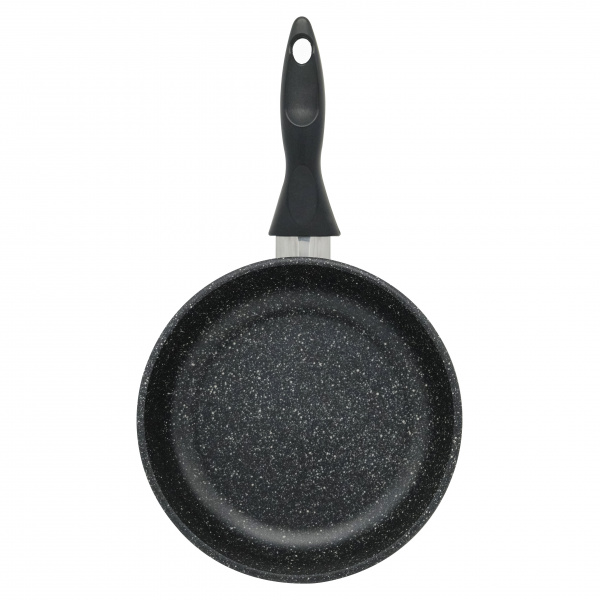 Сковорода блинная литая VARI Классическая каменная, черный камень, 22см.