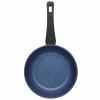 Сковорода литая VARI Аквамарин синий металлик, 26 см, с крышкой