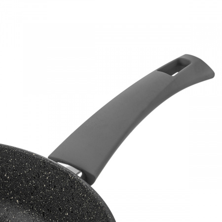 Сковорода литая VARI "PIETRA" серый гранит, D28см