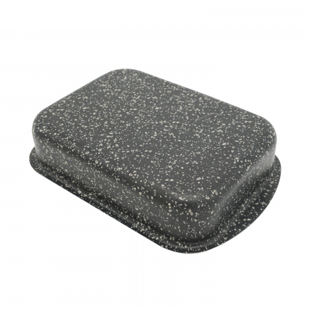 Противень штампованный черный гранит, 350*250мм