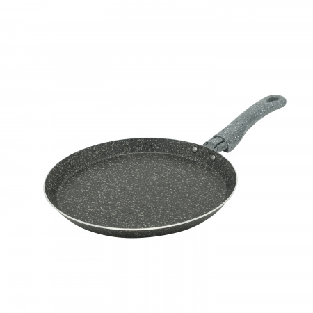 Сковорода штампованная блинная серая, 22см