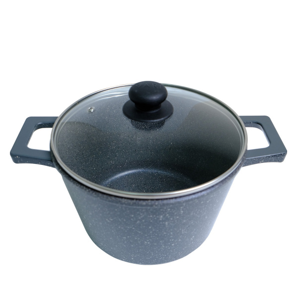 Кастрюля литая VARI "PIETRA" 24 см, 5л с крышкой