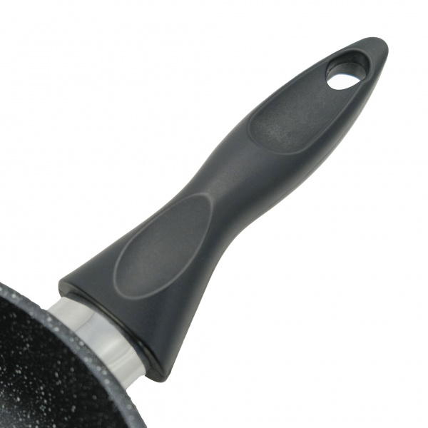 Сковорода блинная литая VARI Классическая каменная, черный камень, 22см.