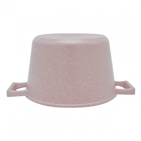 Кастрюля литая VARI РОМАНТИКА, розовый камень, 3л,