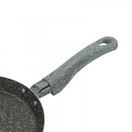 Сковорода штампованная блинная серая, 22см