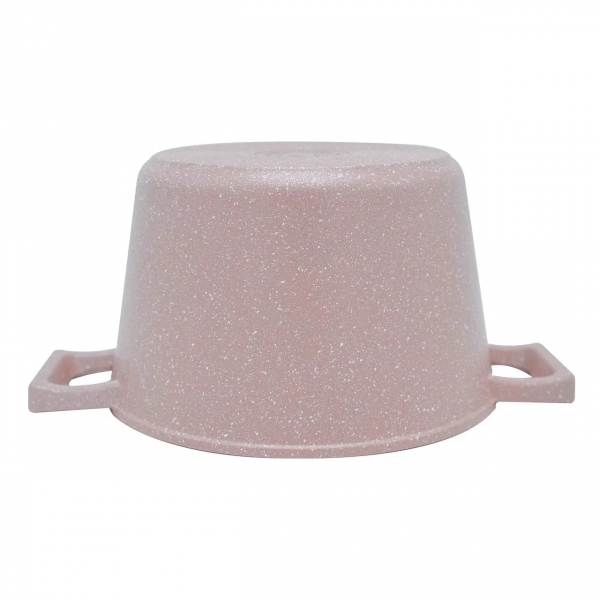 Кастрюля литая VARI РОМАНТИКА, розовый камень, 3л,