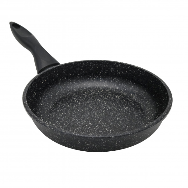 Сковорода блинная литая VARI Классическая каменная, черный камень, 22см.