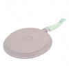 Сковорода литая VARI РОМАНТИКА, розовый камень,  блинная, 24 см