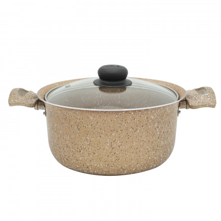 Кастрюля бронзовая 3 литра, с крышкой, 20см