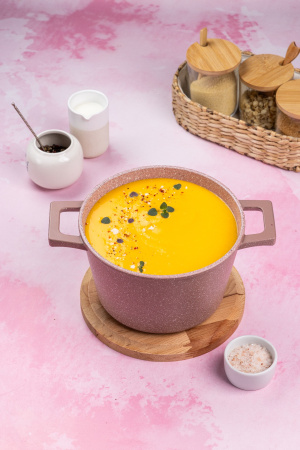 Кастрюля VARI РОМАНТИКА, розовый камень, 3л