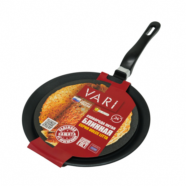 Сковорода  блинная литая VARI "Dolce Litta", 24см