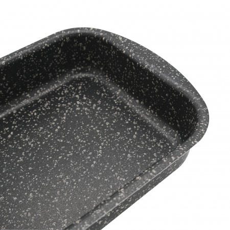 Противень штампованный черный гранит, 300*220мм