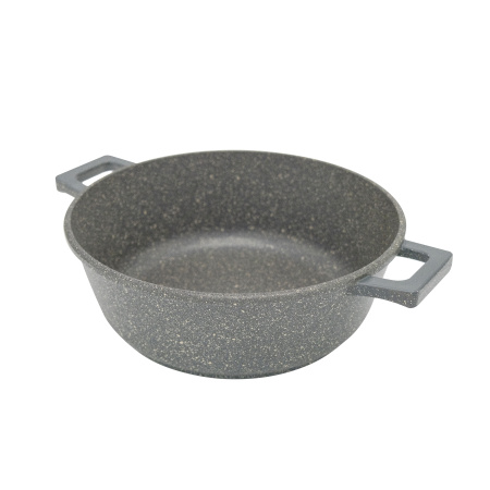 Жаровня VARI Пьетра серая, 26 см, с крышкой