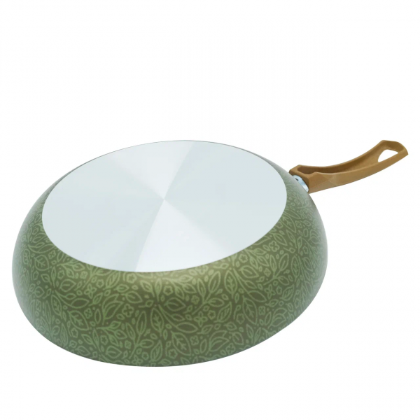 Сковорода штампованная Зеленая линия, 28 см, ZL23128