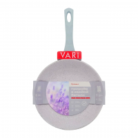 Сковорода литая VARI Прованс, серо-сиреневый камень, 22 см.