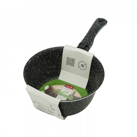 Ковш штампованный конусной формы черный 16м