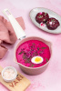 Ковш VARI РОМАНТИКА, розовый камень, 1,5 л, с крышкой