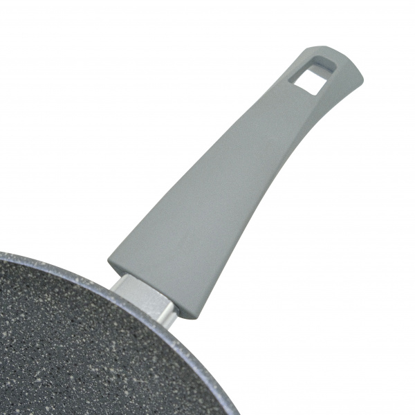 Сковорода wok "PIETRA" серый гранит, D28см
