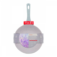 Сковорода литая VARI Прованс, серо-сиреневый камень, 24 см.
