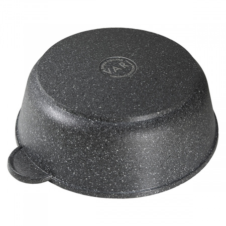 Жаровня VARI PIETRA серый  с крышкой, D26см