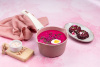 Ковш VARI РОМАНТИКА, розовый камень, 1,5 л, с крышкой