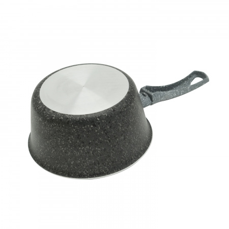 Ковш штампованный конусной формы серый 16см