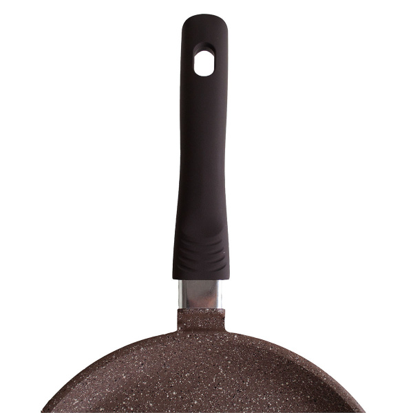 Сковорода блинная VARI "PIETRA" теплый гранит, 24см